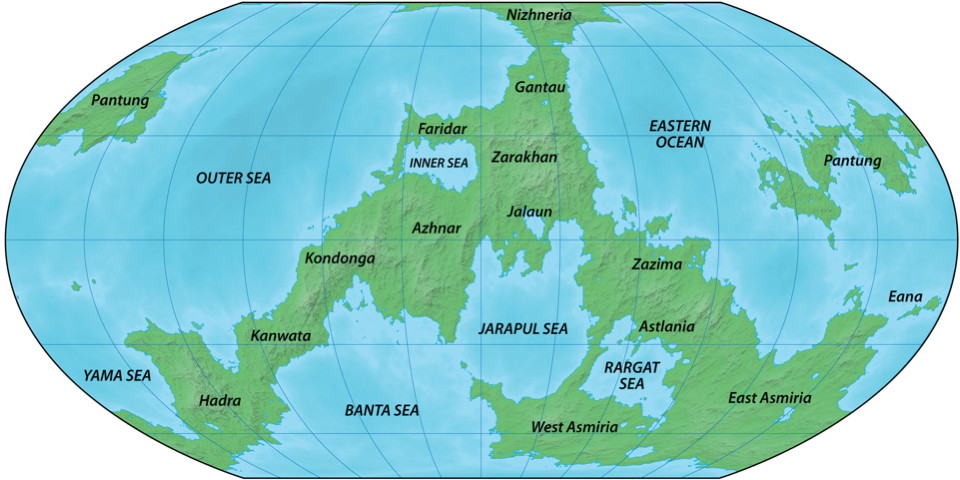 Sorol world map